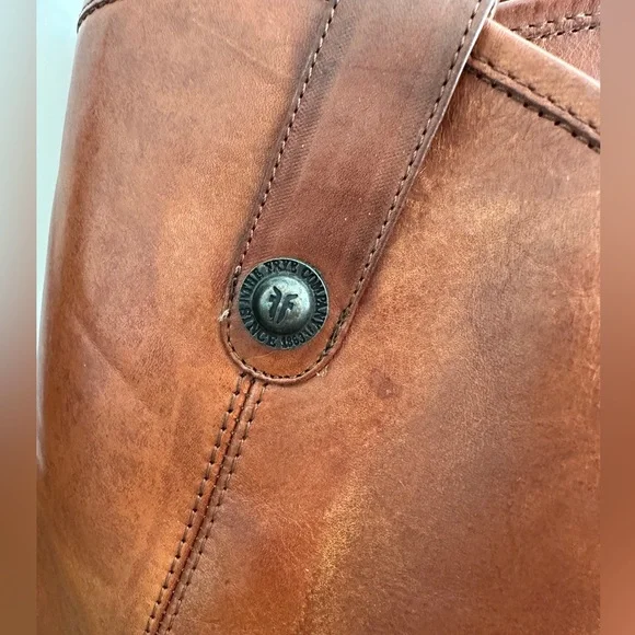 Frye Boots Melissa Button in Cognac size 7 no box - Picture 4 of 10